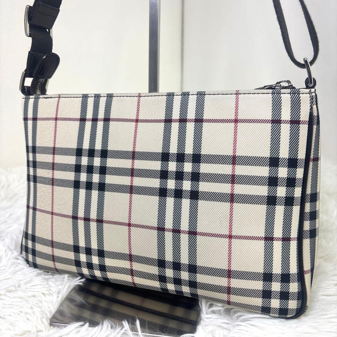 [美品] BURBERRY バーバリー　ショルダーバッグ　ノバチェック