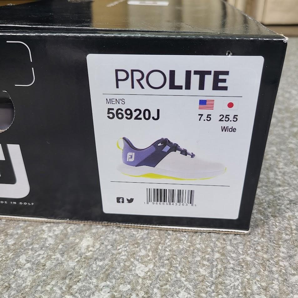 【FOOTJOY】フットジョイゴルフシューズ PRO LITE◇25.5㎝☆新品
