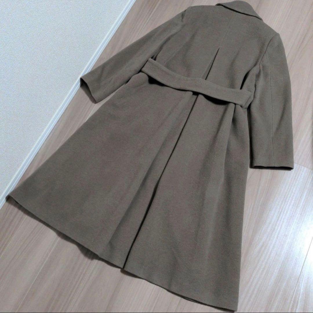 Apuweiser-riche アプワイザーリッシェパール釦バックフレアコート