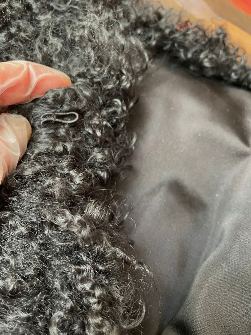 ラム毛皮コート