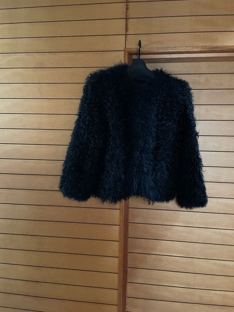 ラム毛皮コート