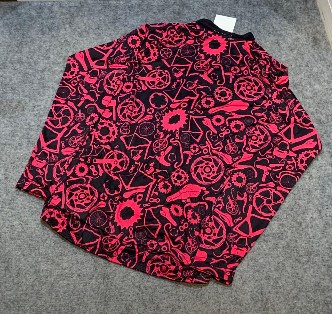 未使用タグ付 narifuri ナリフリ 柄物 サイクルジャージ