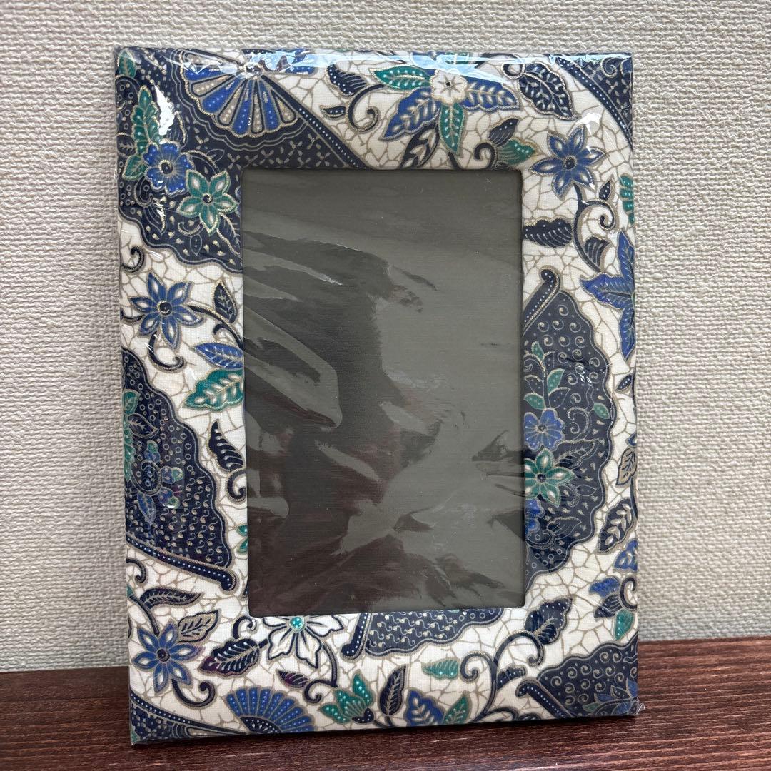 新品　フォトフレーム ８個セット　バティック　インドネシア