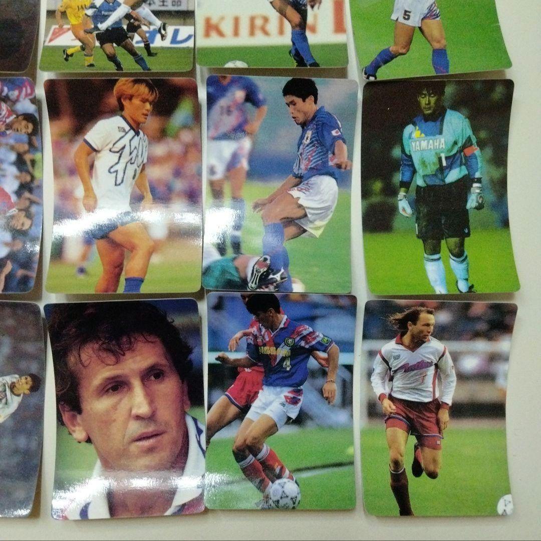 サッカー Jリーグ カード 代表 三浦知良 中山雅史 ラモス瑠偉 森保一 ジーコ