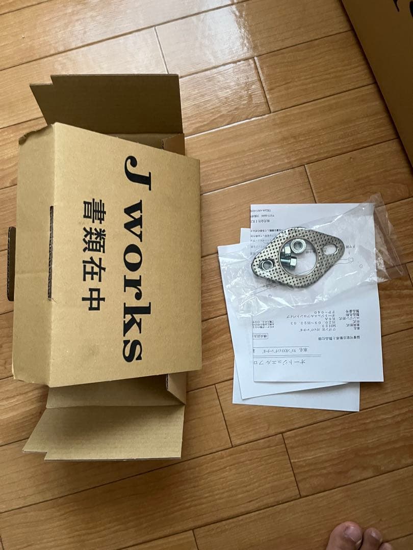 jworks オートジュエル　フロントパイプ　mh23s ワゴンR 未使用　即納