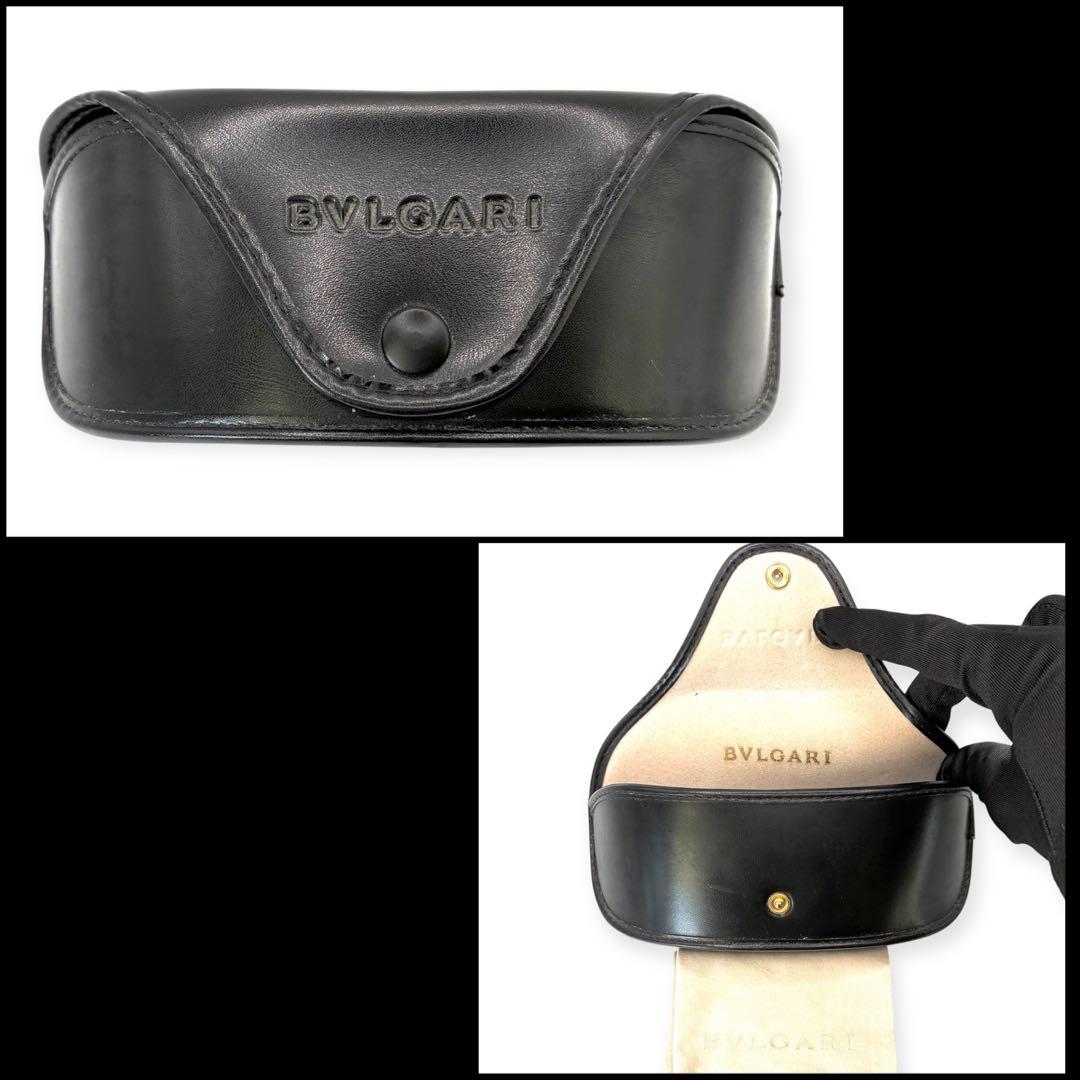 【極美品】BVLGARI ブルガリ　リムレス　サングラス　スクエア　ビーゼロワン