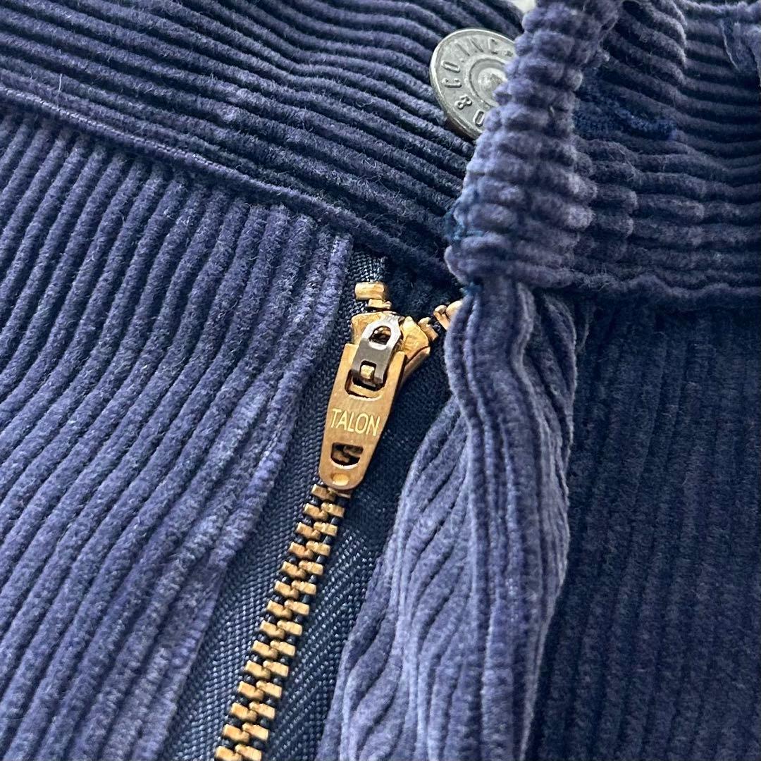 GOLD コーデュロイワイドパンツ パープル M 東洋エンタープライズ