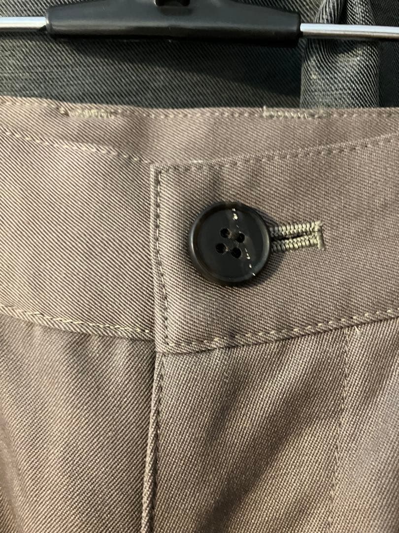 【マツフジ】 Wool Cargo Pocket Wide Trousers