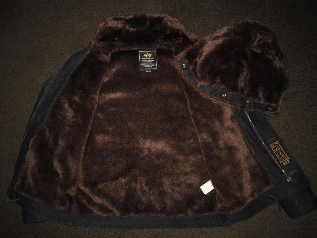 アルファ N-1デッキジャケット Mサイズ38 戦艦大和 裏ボア 松岡佳博