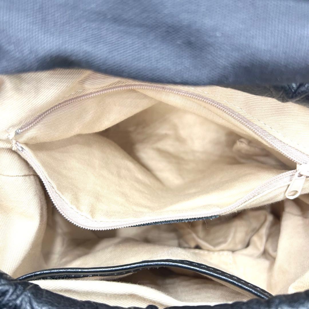 【美品】CHRISTIAN VILLA ラフィアコンビスクエア 2way バケツ