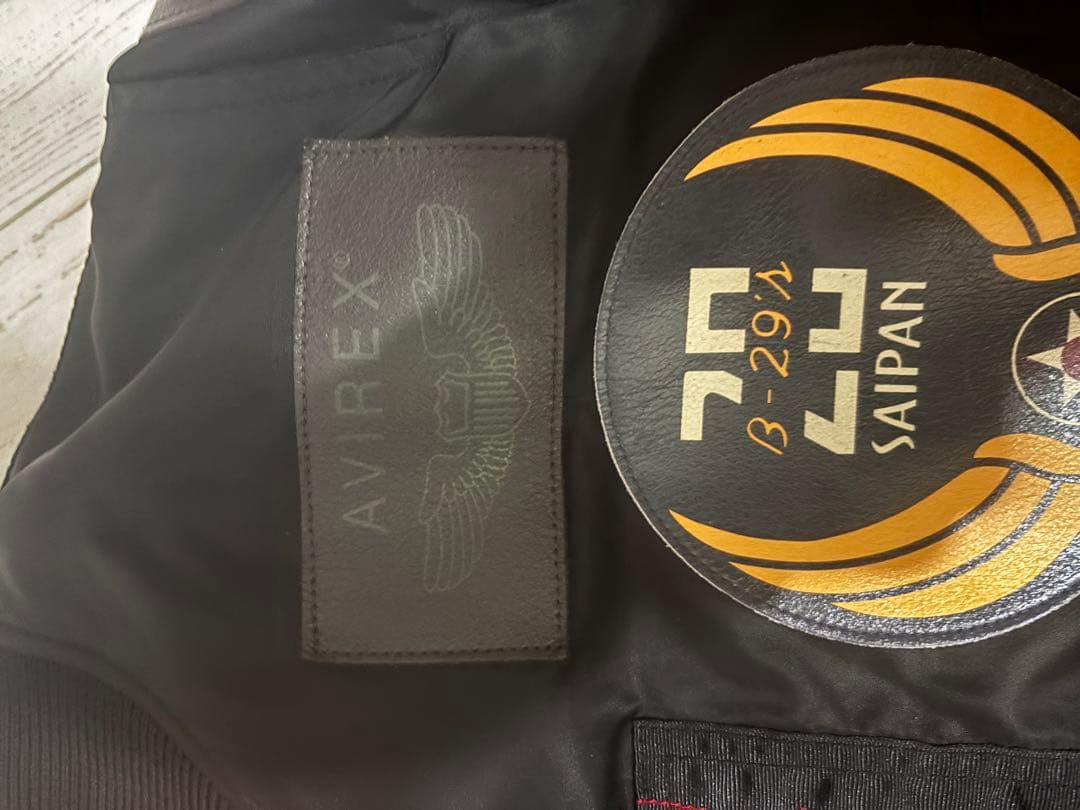 AVIREX B-29 SAIPAN ブラック MA-1ジャケット