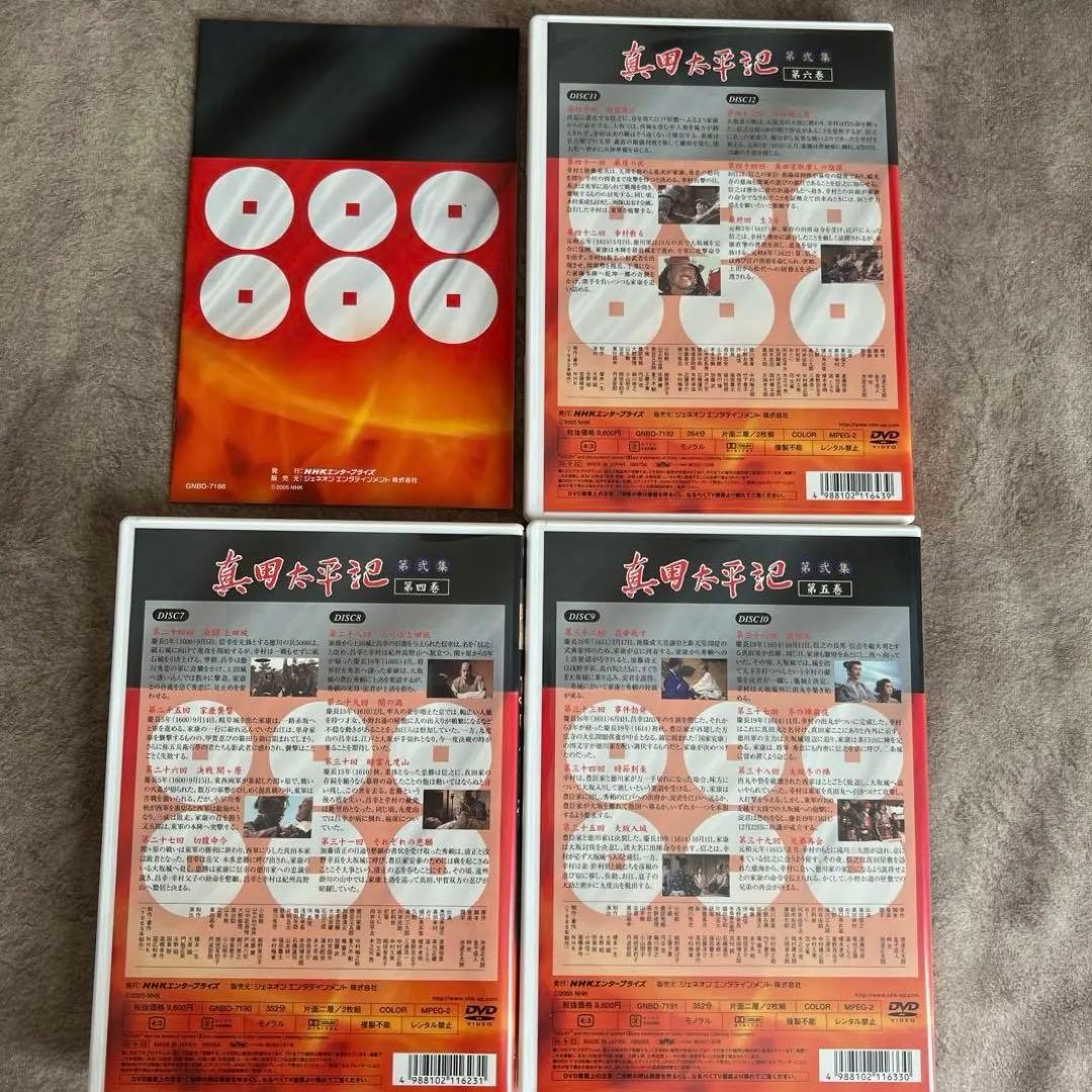 NHK大河ドラマ 真田太平記　第壱集 第弐集 DVD-BOXセット