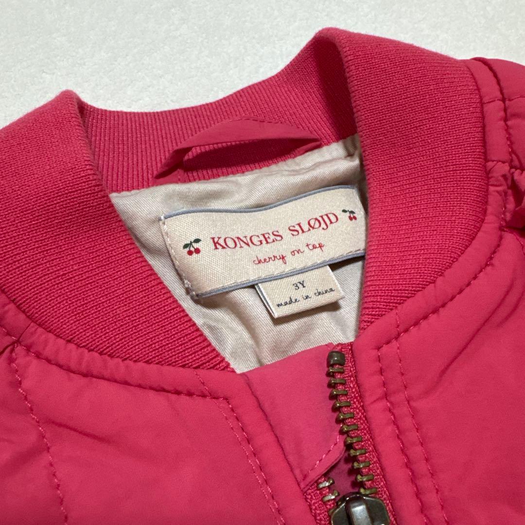 コンゲススロイド　ボンバージャケット　苺　3y konges sloejd