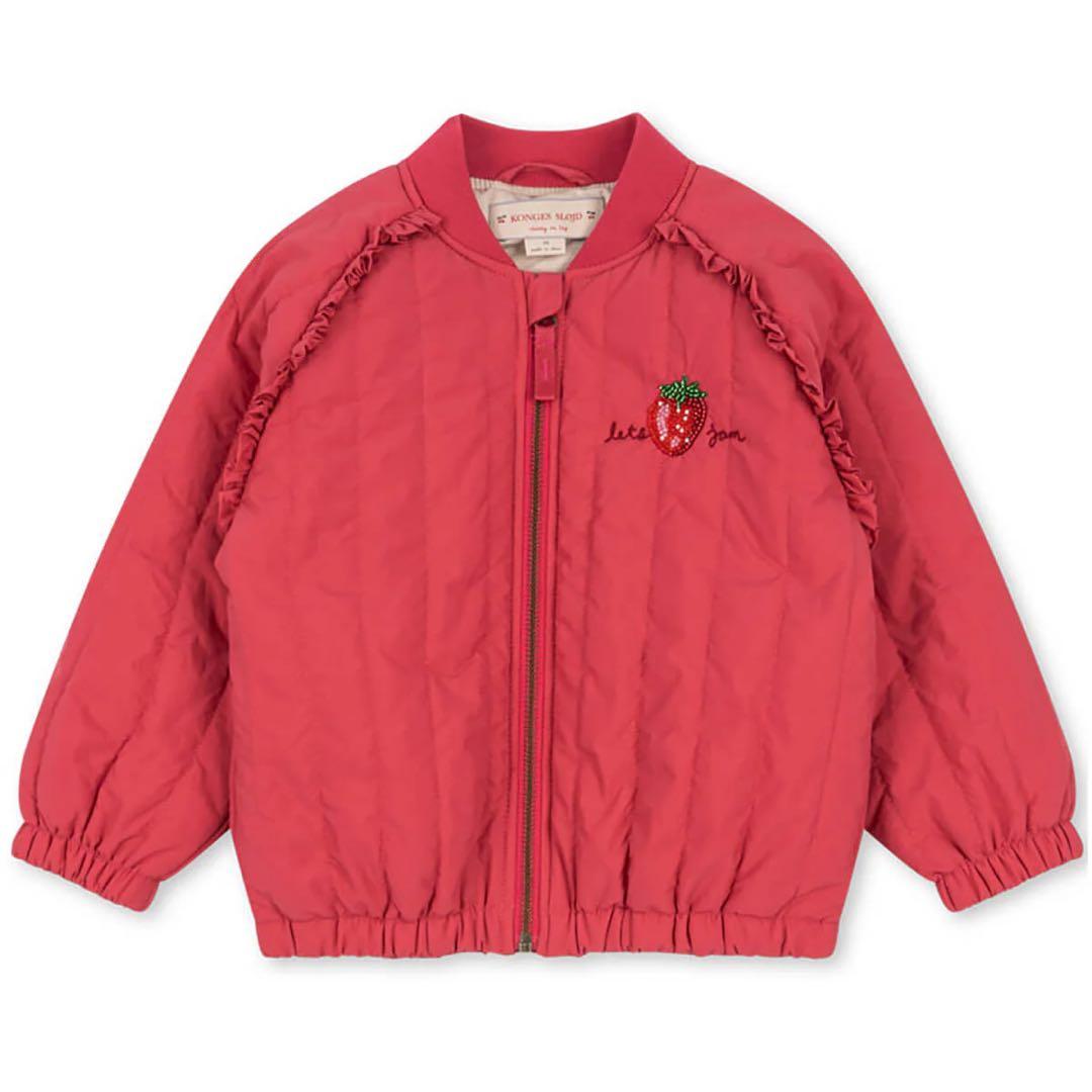 コンゲススロイド　ボンバージャケット　苺　3y konges sloejd
