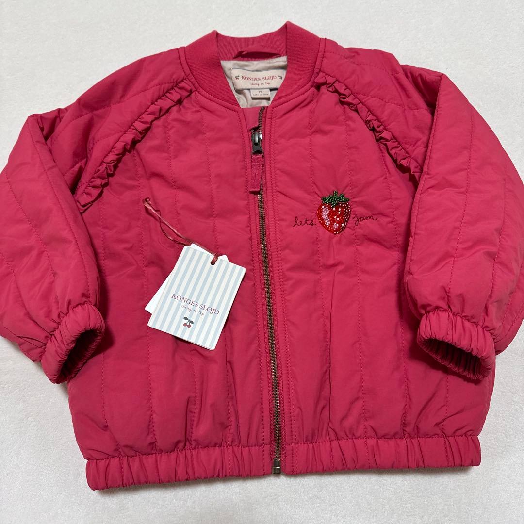 コンゲススロイド　ボンバージャケット　苺　3y konges sloejd