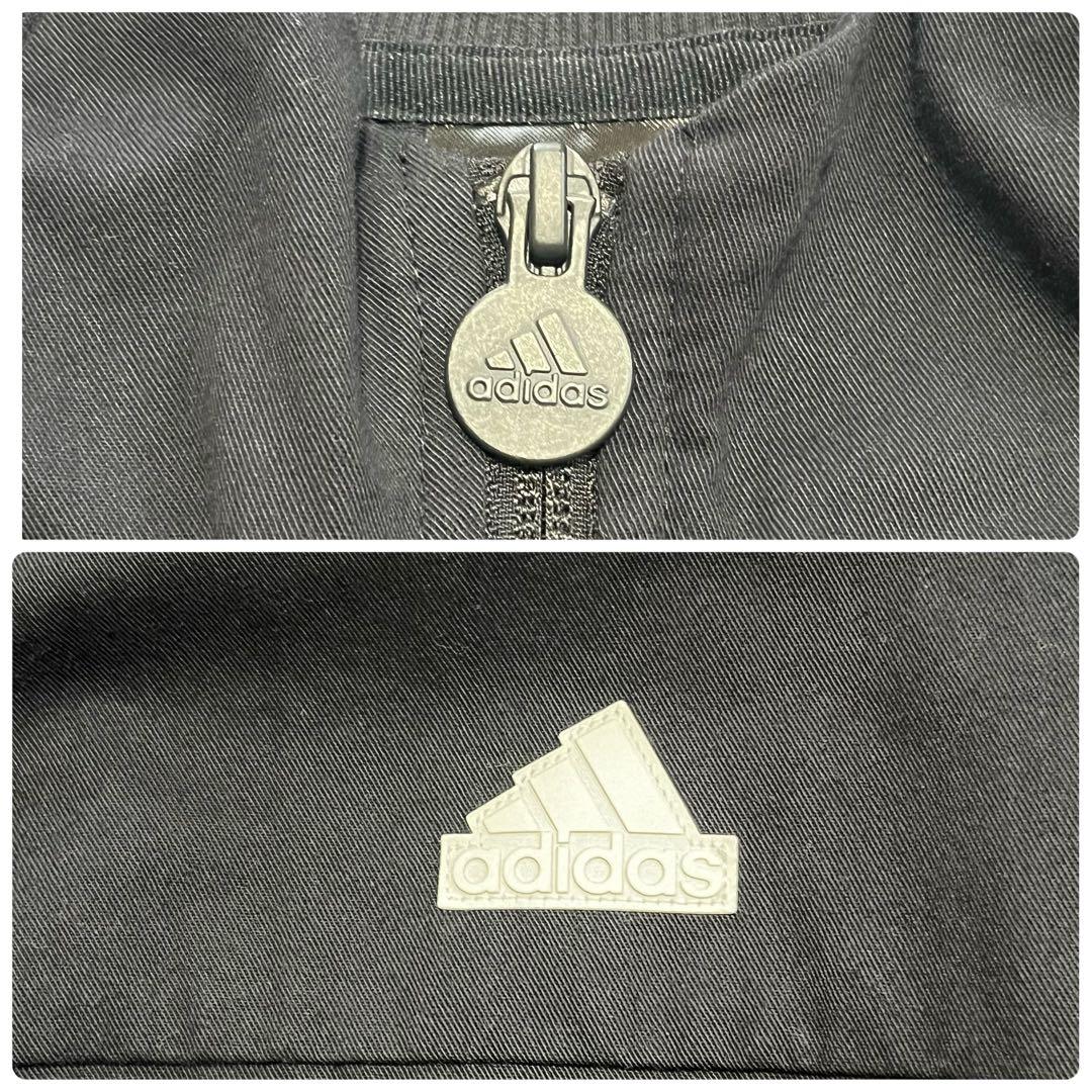 アディダス ジャンプスーツ 半袖 ブラック 黒 ロゴ オールインワン つなぎ