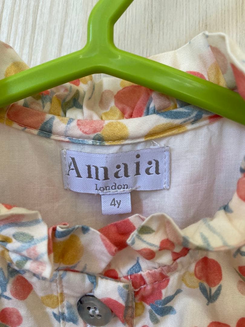 サンサカエプチ　Amaia ノースリーブワンピース 4y