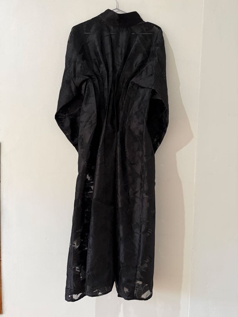 240◆AMERI◆UND SHEER JACQUARD TUCK DRESS◆