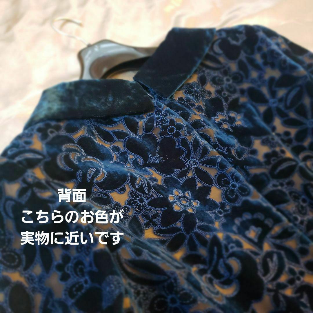 ✩.*˚秋篠宮家デザイナー✩.*˚高級で正統派ローブデコルテ ベルベットワンピ