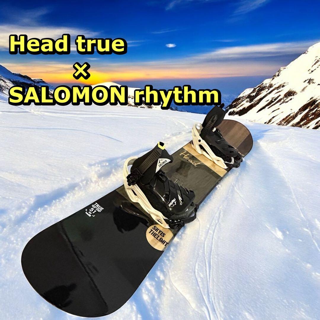 初心者　セット　Head true スノーボード SALOMON rhythm