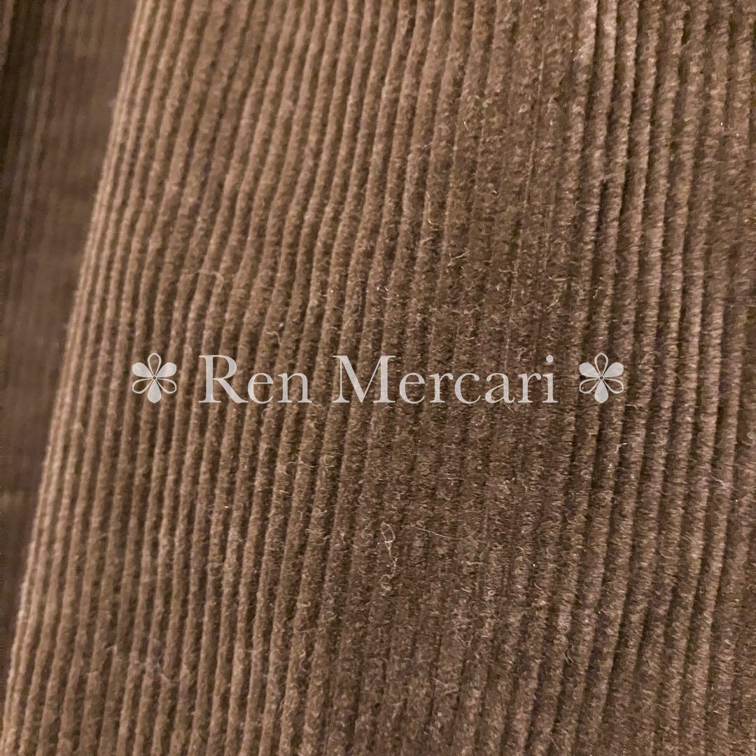 ストリートオルガン チョコレートブラウン コーデュロイのジャンパースカート