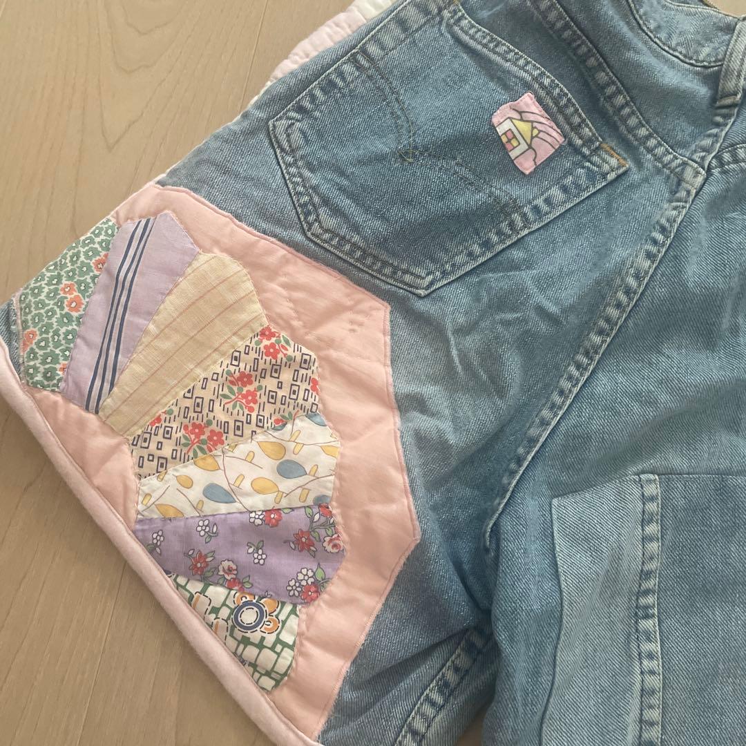 グニフニ♡くまちゃんのカントリーデニムパンツ