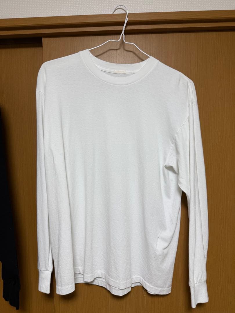 kEYボー　COMOLI コモリ　長袖　Tシャツ　ホワイト