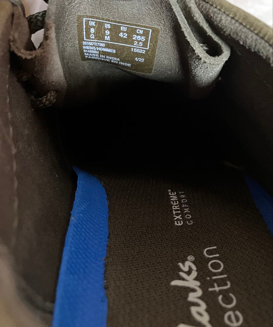 レア ほぼ 未使用 Clarks クラークス ワラビー 26.5