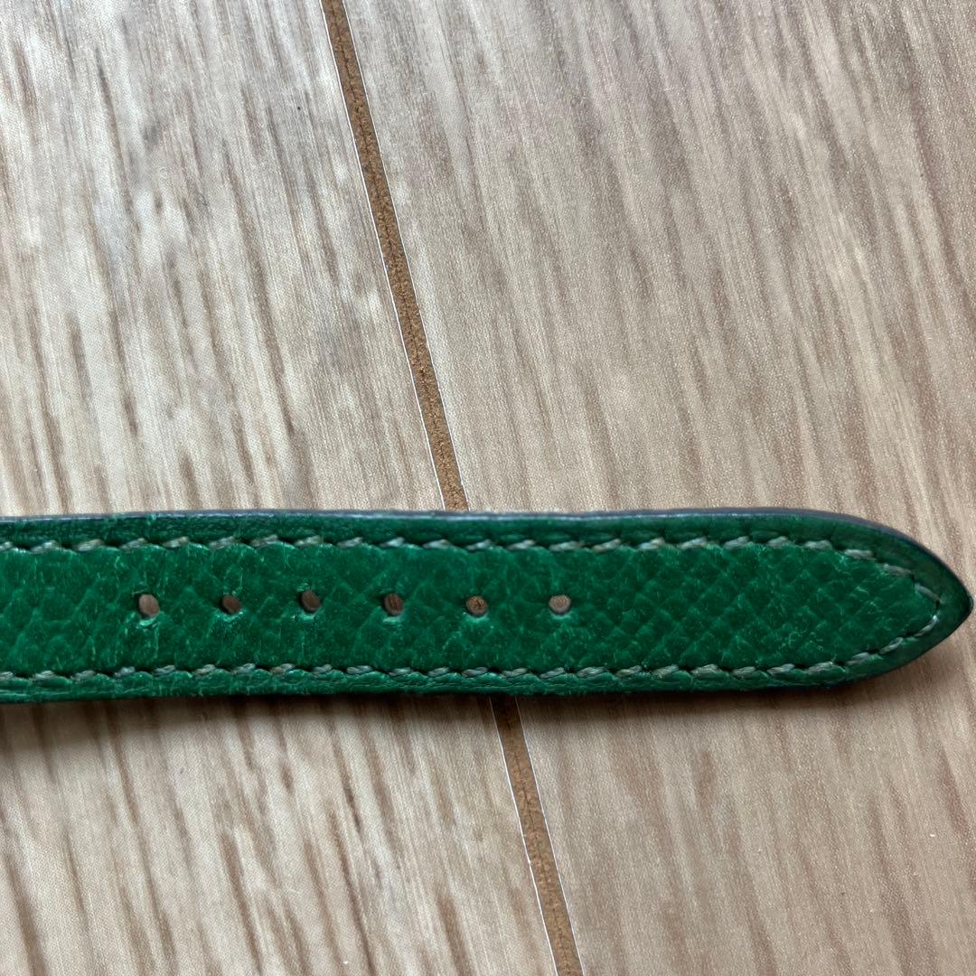 エルメス　ケリー替えベルト　グリーン