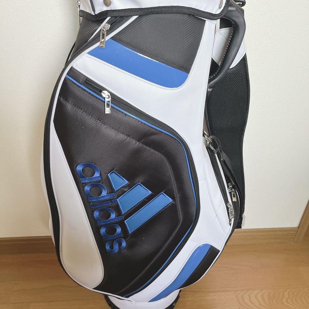 K148 adidas 軽量キャディバッグ ブルーブラック
