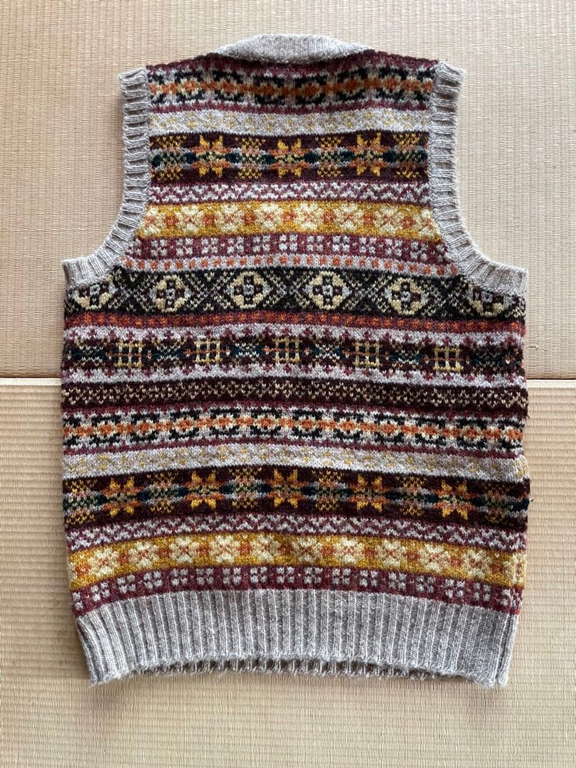 Jamieson's ジャミーソンズ　ベスト フェアアイル柄レディース用