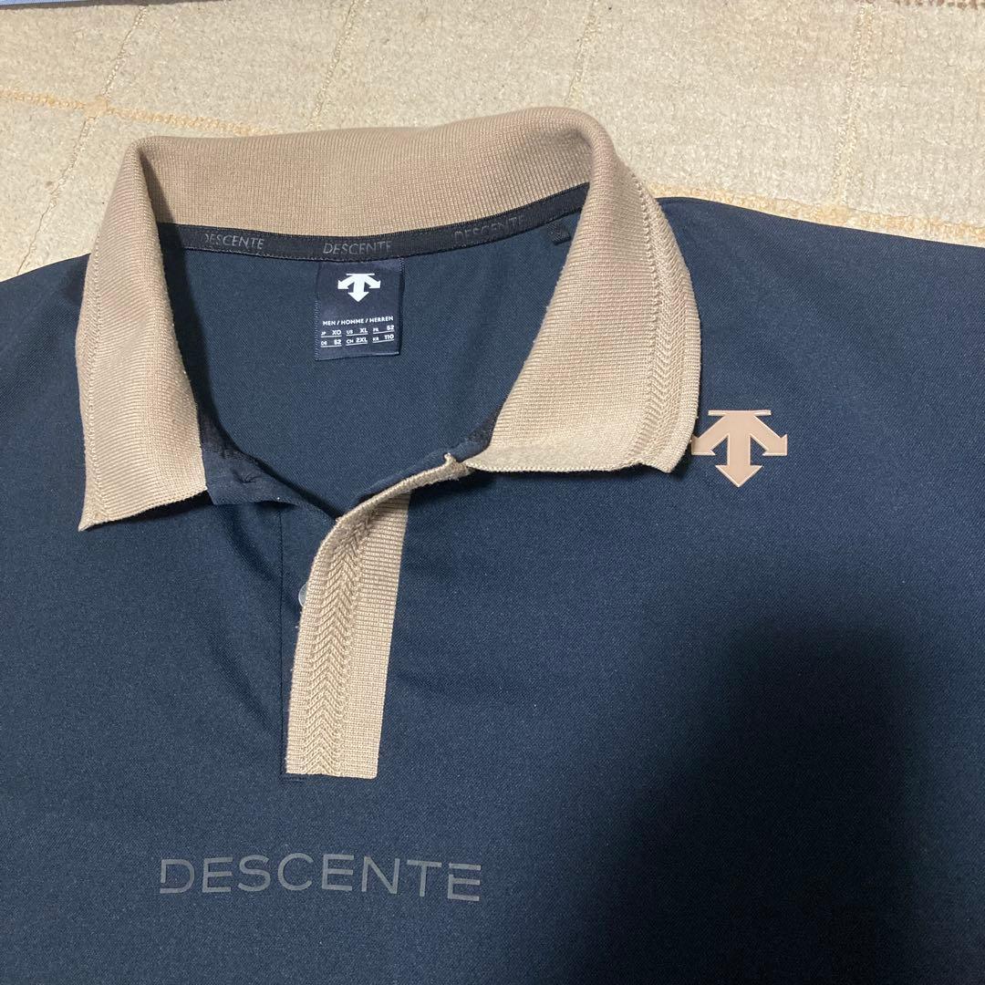 DESCENTE ポロシャツ XO