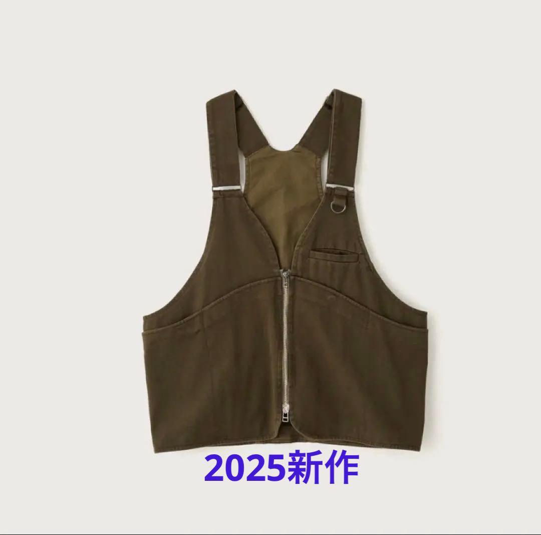 本日のみenof イナフ　cotton 2way vest オリーブ