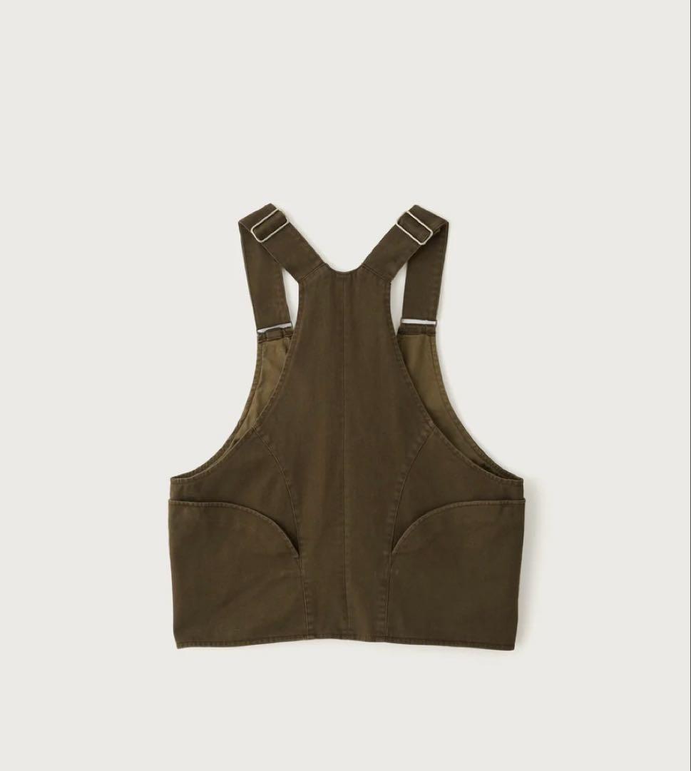 本日のみenof イナフ　cotton 2way vest オリーブ