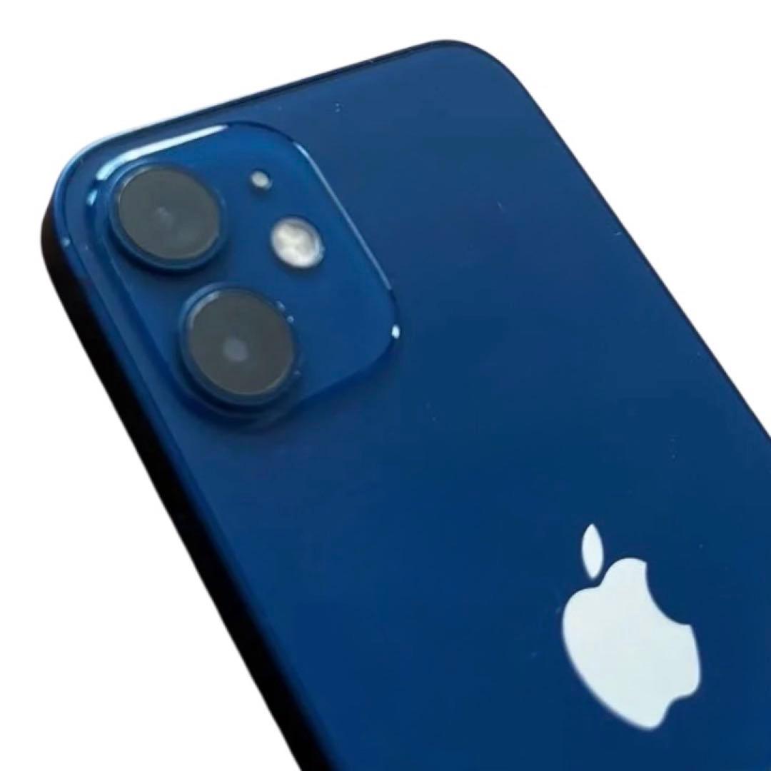 【美品】iPhone12 mini 64GB ブルー 純正バッテリー84%