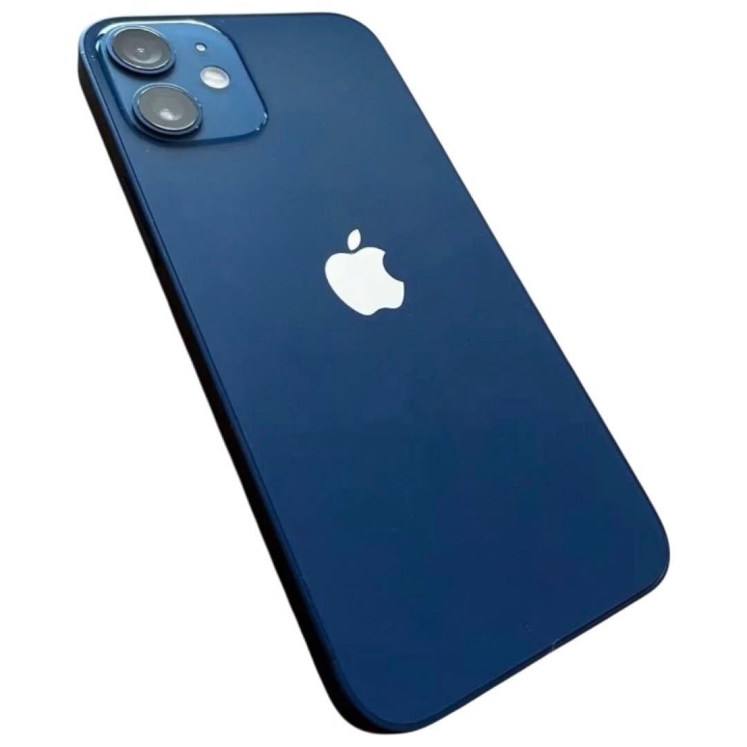 【美品】iPhone12 mini 64GB ブルー 純正バッテリー84%