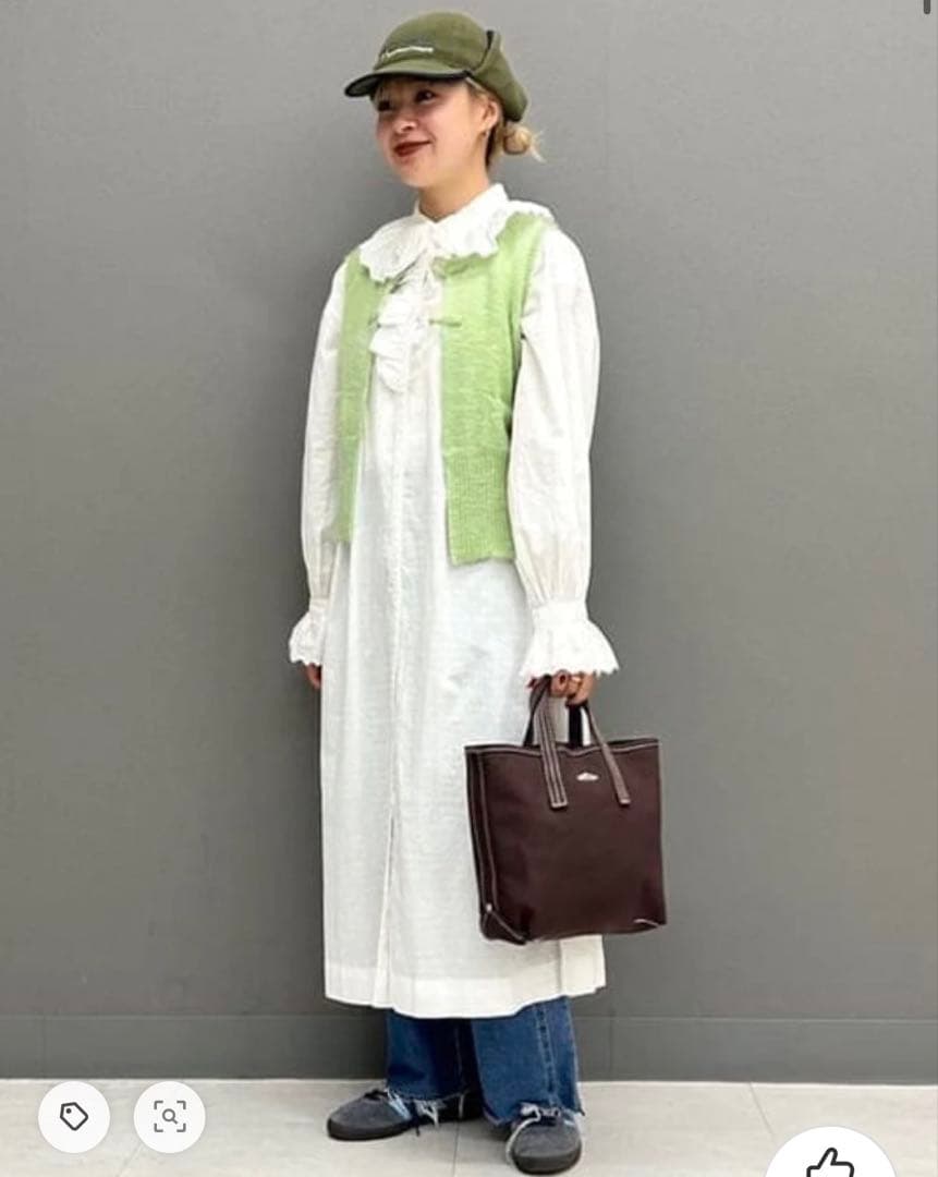 beams boy ユーロビンテージフリルワンピース