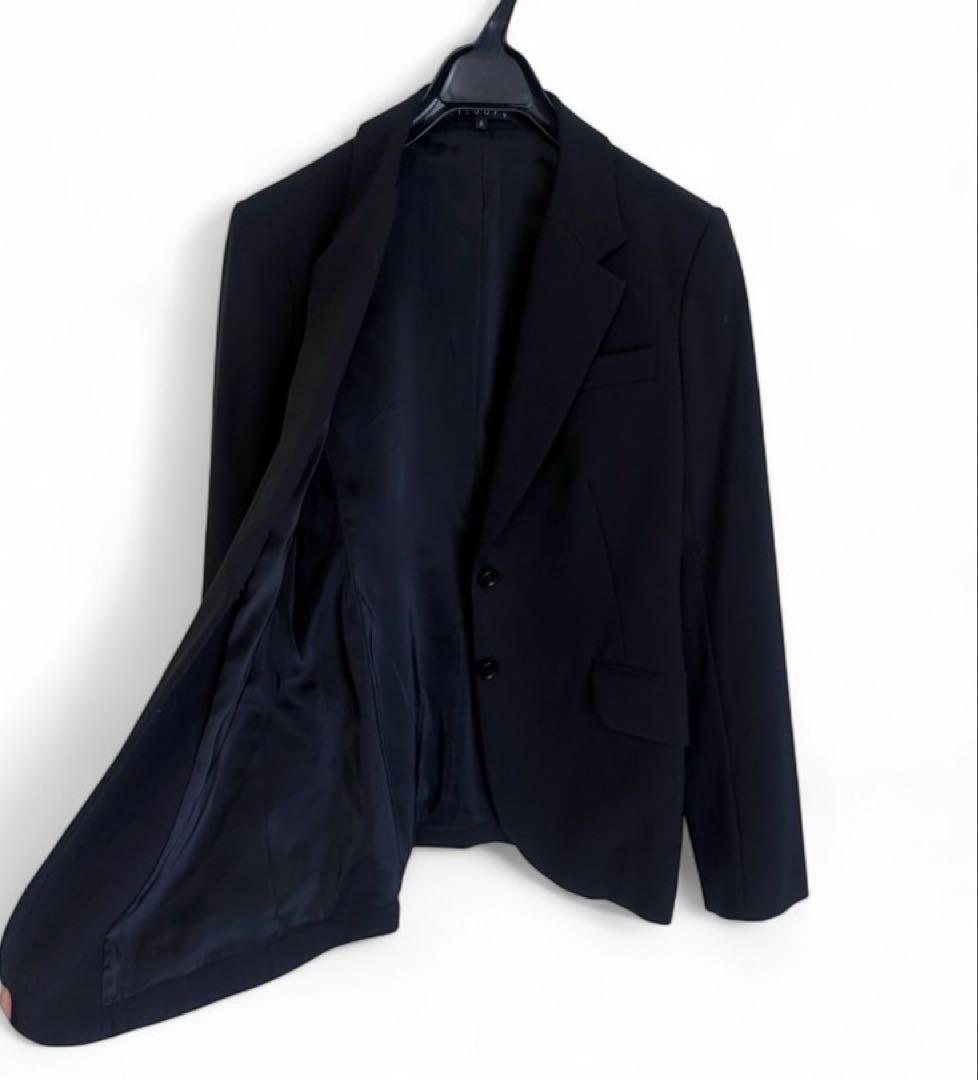 美品　theory セオリー　セットアップ　スカート　スーツ　ブラック