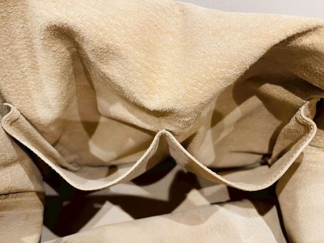 Cisei シセイ 2WAY スエード 本革 ショルダー トート ネイビー