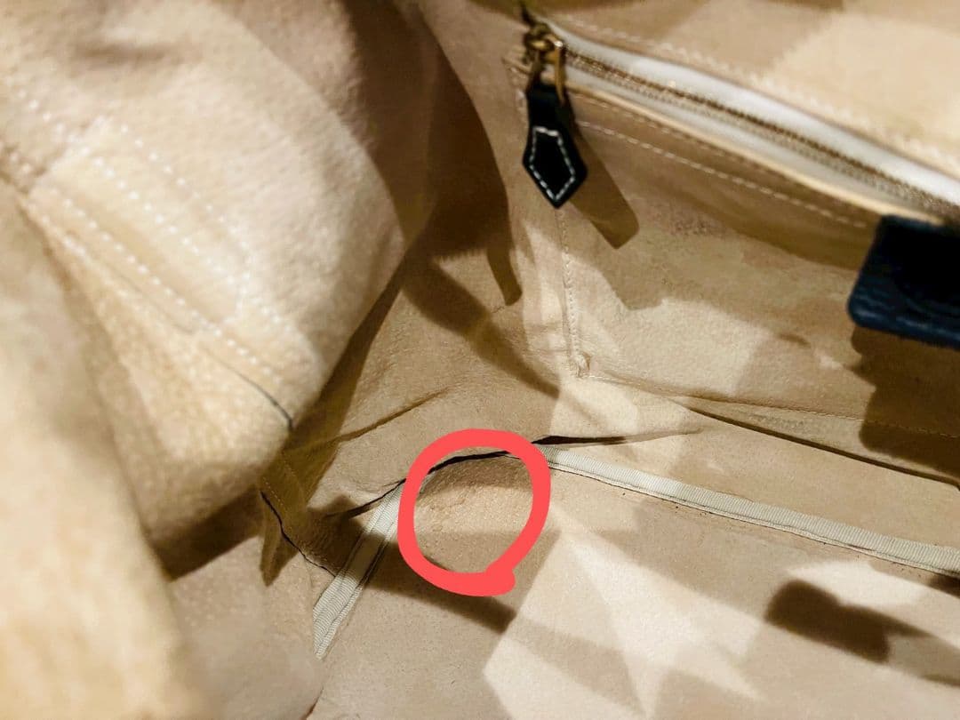 Cisei シセイ 2WAY スエード 本革 ショルダー トート ネイビー