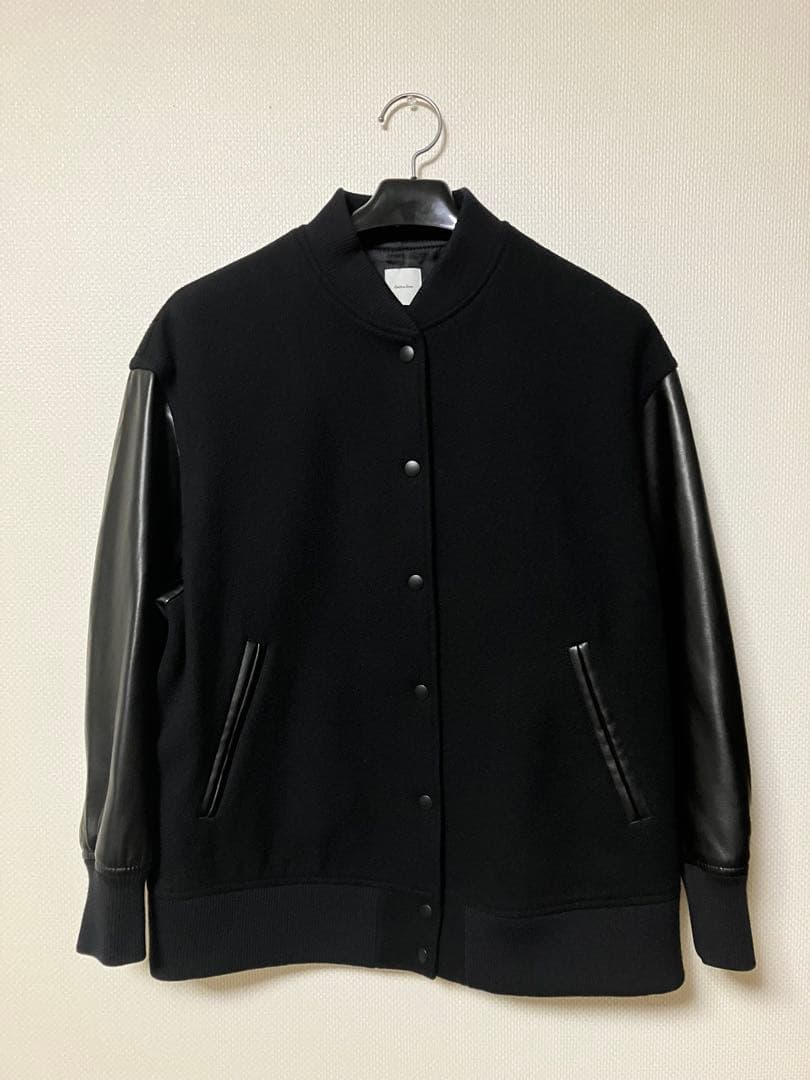 Spick & Span 黒 スタジャン 38