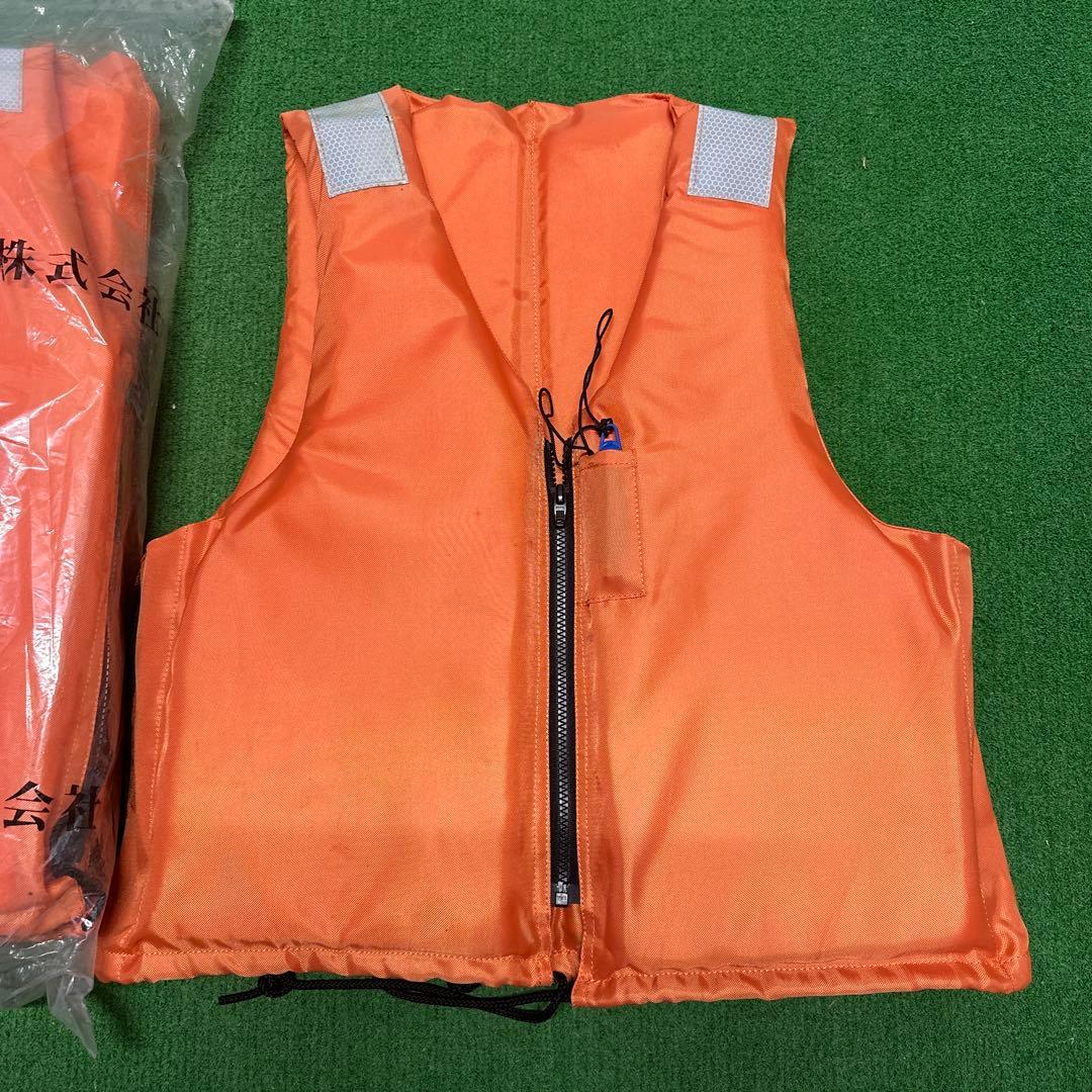オレンジ ライフジャケット Aタイプ 4着