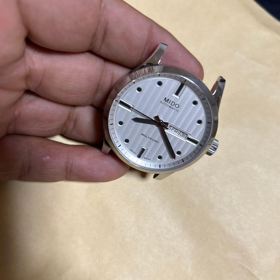 マ*ル様 MIDO MULTIFORT 自動巻き時計 シルバー