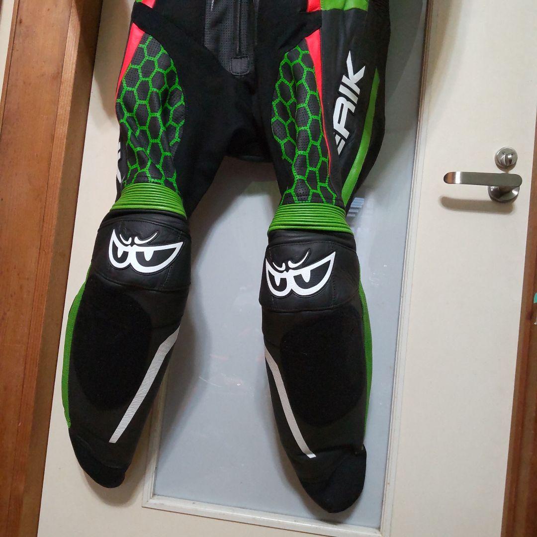 リン☆ベリック(52・XL)最高位レーシングスーツ川崎カワサキ☆新品タグ付