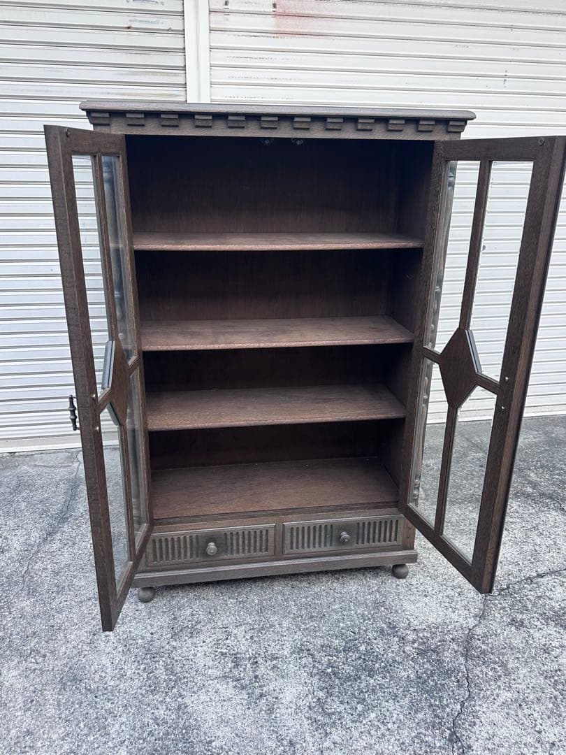 和製ヴィンテージ 神戸洋家具 キャビネット(サイドボード　ブックケース　収納棚)
