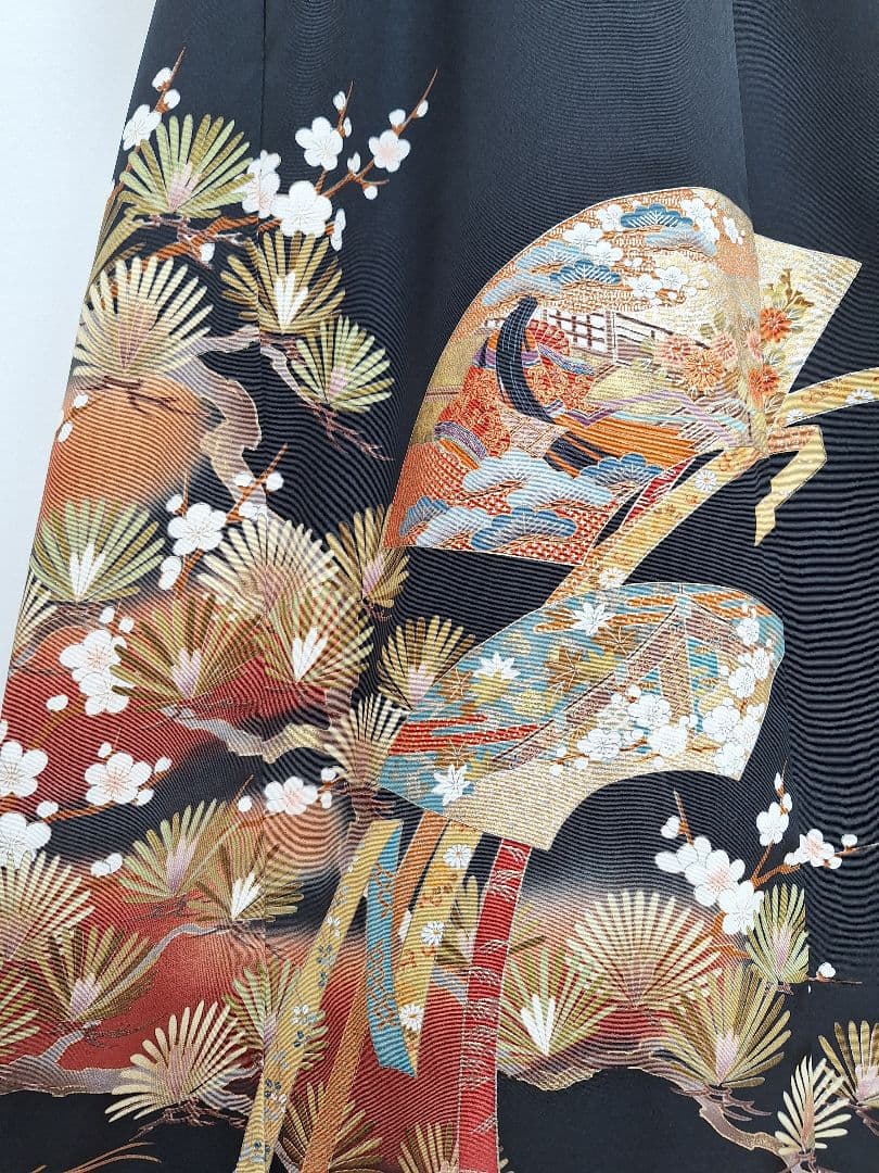 着物リメイクワンピース3667