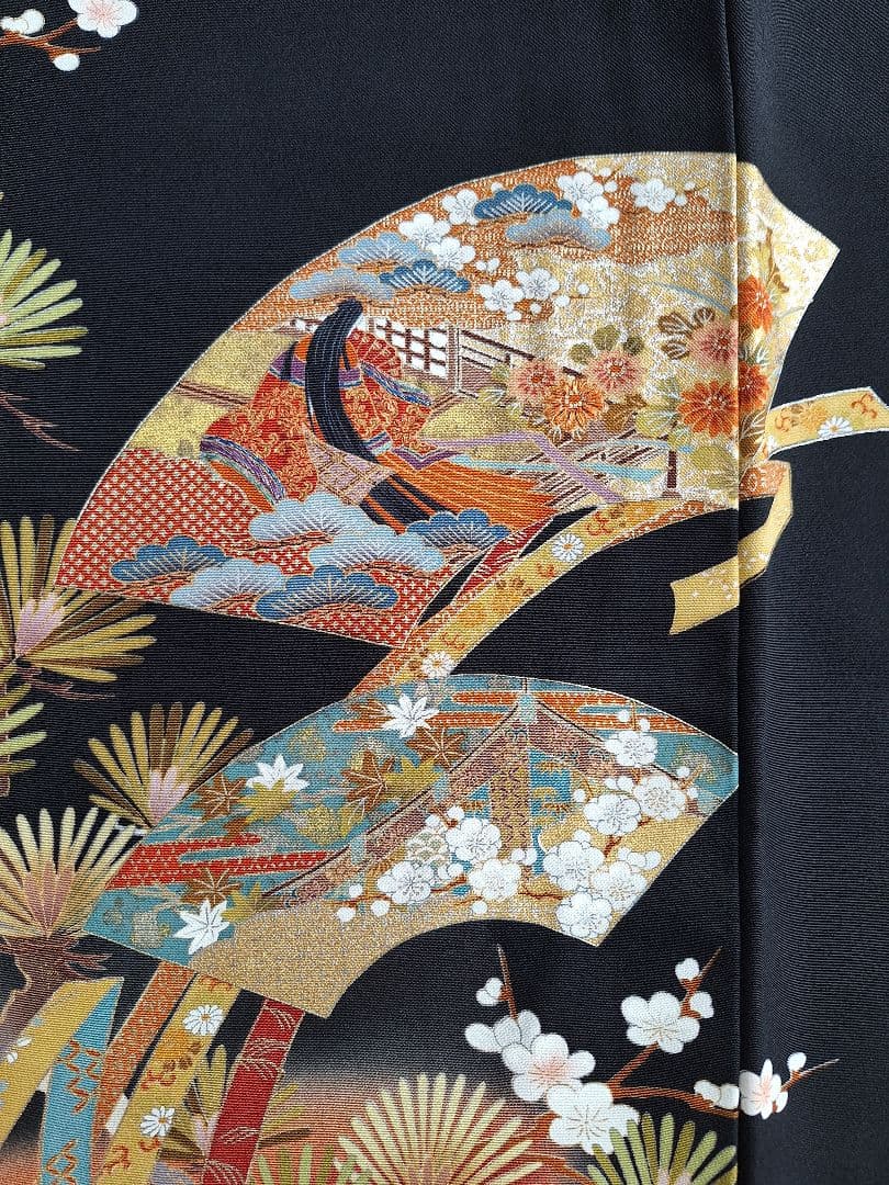 着物リメイクワンピース3667