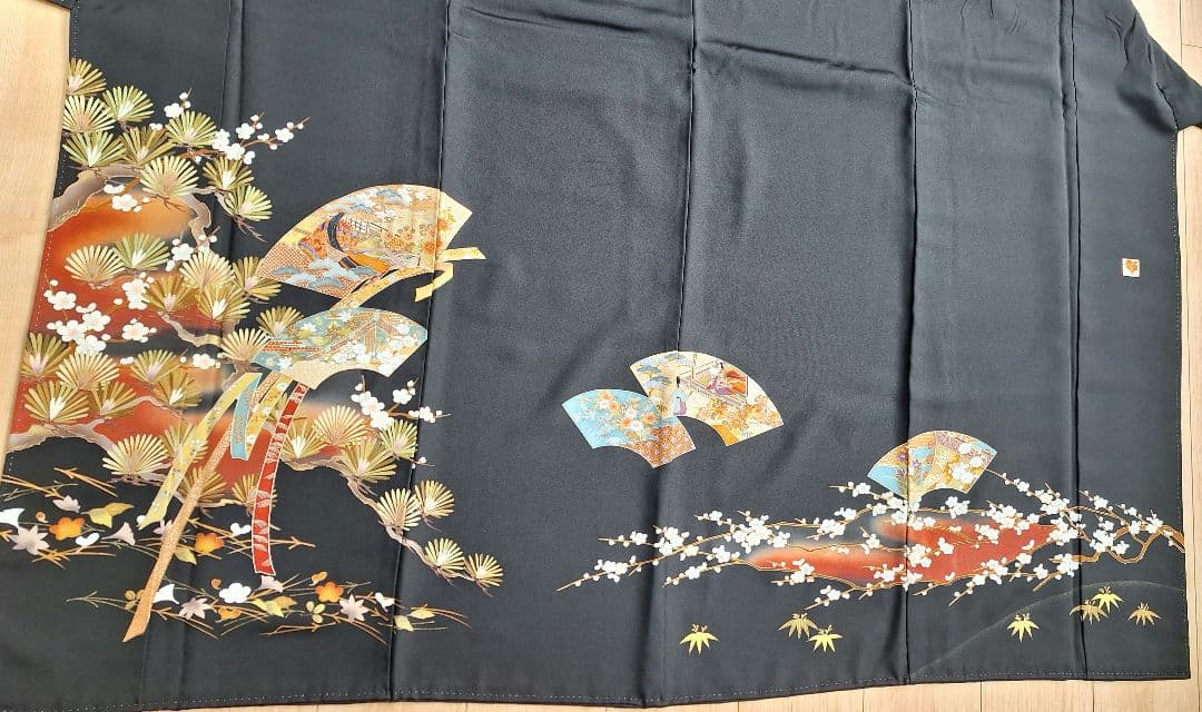 着物リメイクワンピース3667