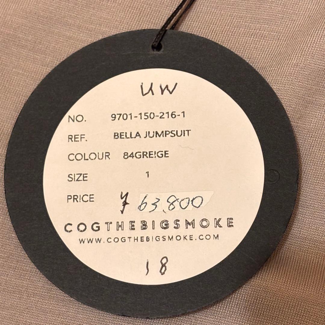 週末価格❣️【タグ付き】COG THE BIG SMOKE ジャンプスーツ