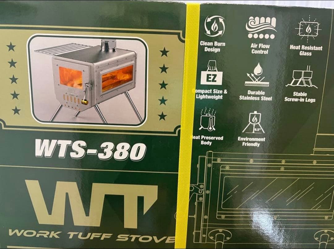 新品 ogawa オガワ ワークタフストーブ380 アカネ